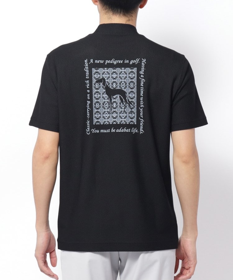 アダバット(メンズ)(adabat(Men))のドライワッフルモックネックT11