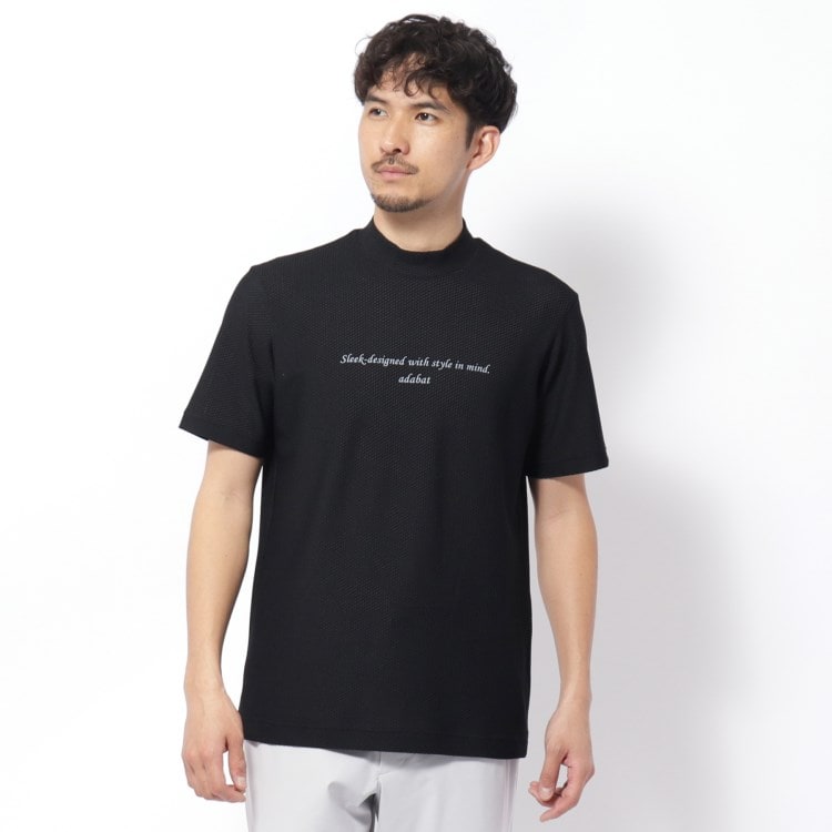 アダバット(メンズ)(adabat(Men))のドライワッフルモックネックT カットソー