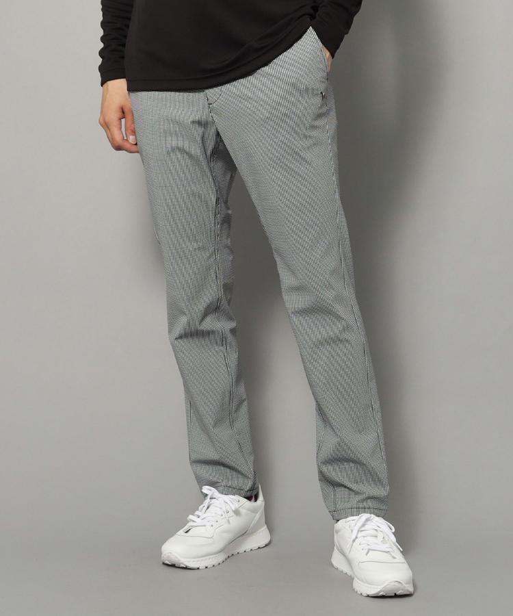 アダバット(メンズ)(adabat(Men))の【新レーベル ADABAT NAVY】接触冷感 クールタッチハウンドトゥースパンツ17