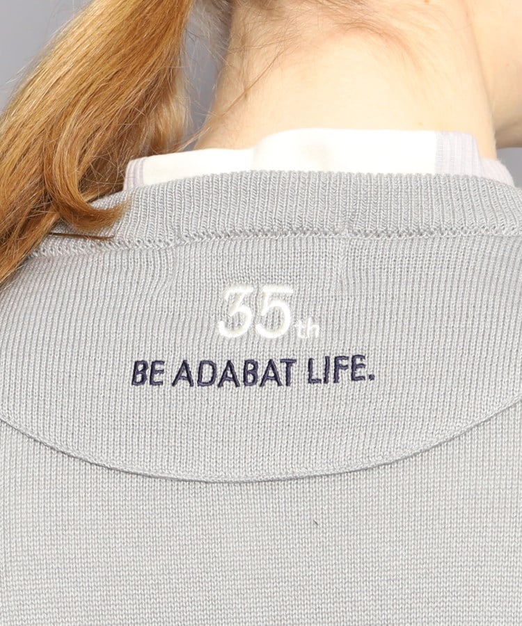 アダバット(メンズ)(adabat(Men))の【35周年記念】ロゴデザインセーター18