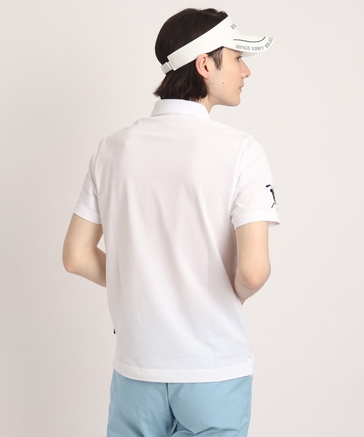 アダバット(メンズ)(adabat(Men))の【UVカット／吸水速乾】ロゴデザイン 半袖ポロシャツ15