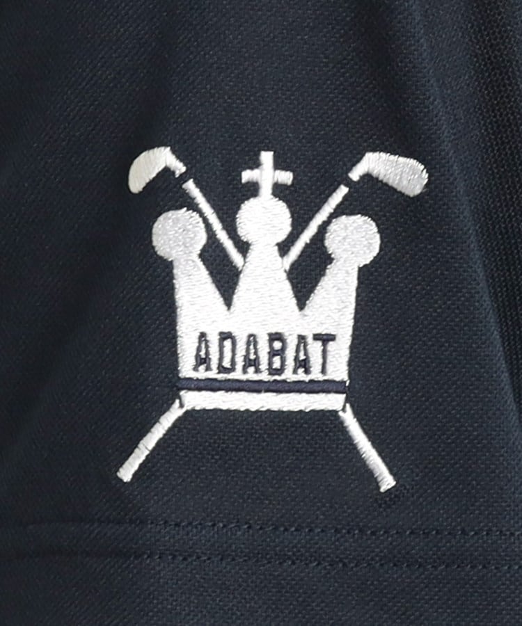 アダバット(メンズ)(adabat(Men))の【UVカット／吸水速乾】ロゴデザイン 半袖ポロシャツ23
