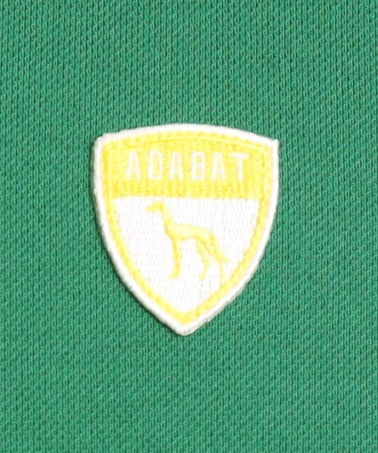 アダバット(メンズ)(adabat(Men))の【UVカット／吸水速乾】ロゴデザイン 半袖ポロシャツ35