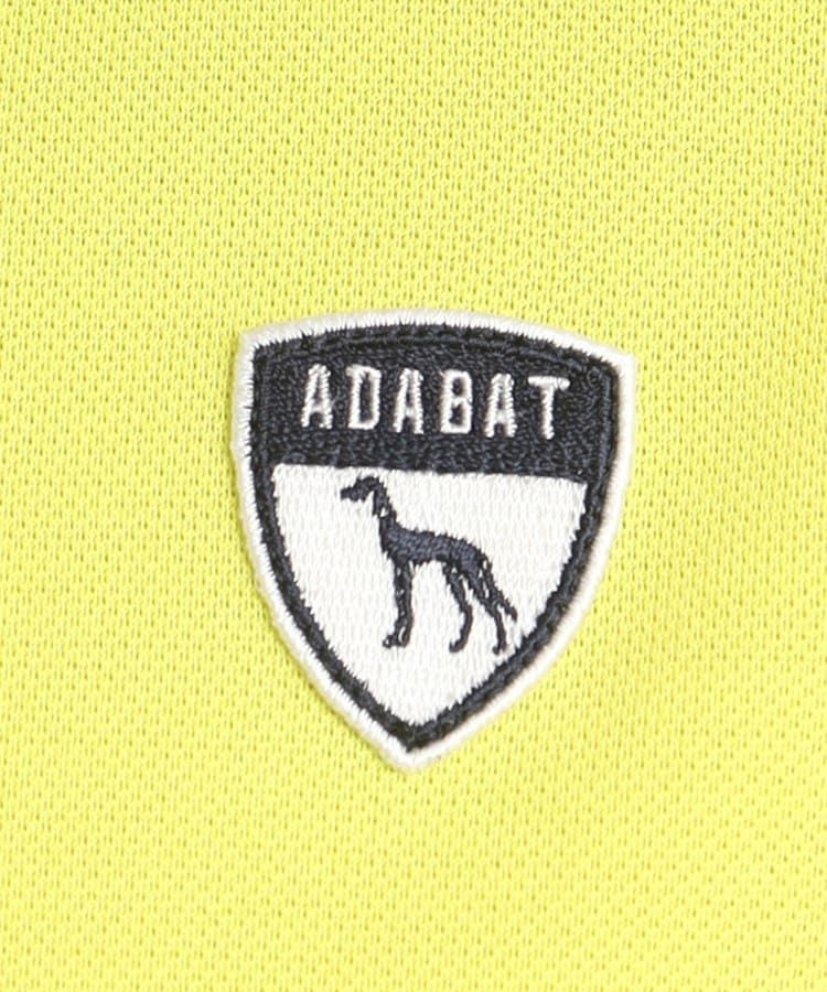 アダバット(メンズ)(adabat(Men))の【UVカット／吸水速乾】ロゴデザイン 半袖ポロシャツ48