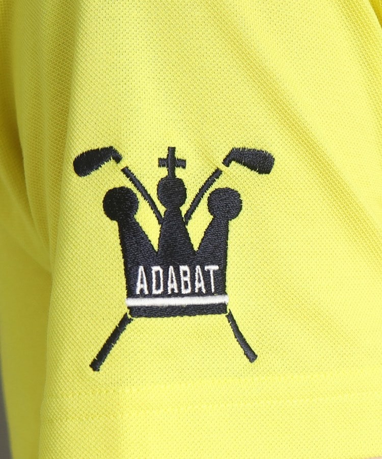 アダバット(メンズ)(adabat(Men))の【UVカット／吸水速乾】ロゴデザイン 半袖ポロシャツ49