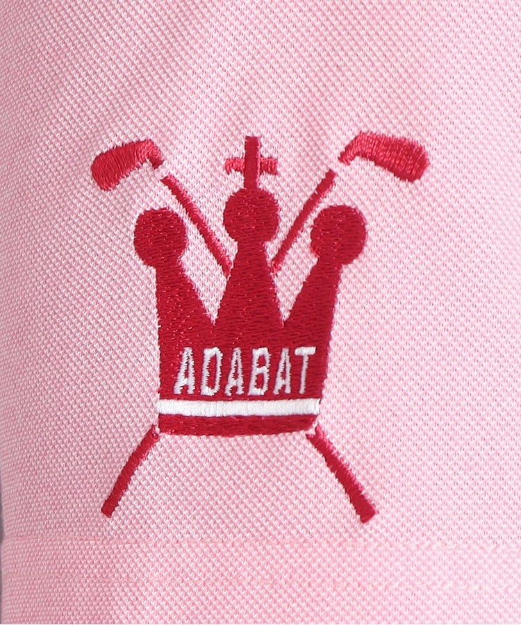 アダバット(メンズ)(adabat(Men))の【UVカット／吸水速乾】ロゴデザイン 半袖ポロシャツ67
