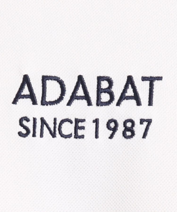 アダバット(メンズ)(adabat(Men))の【UVカット／吸水速乾】ロゴデザイン モックネック半袖プルオーバー8