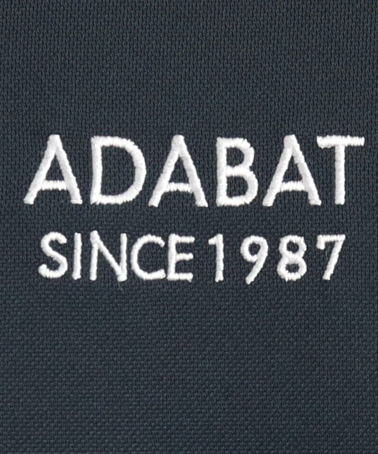 アダバット(メンズ)(adabat(Men))の【UVカット／吸水速乾】ロゴデザイン モックネック半袖プルオーバー21