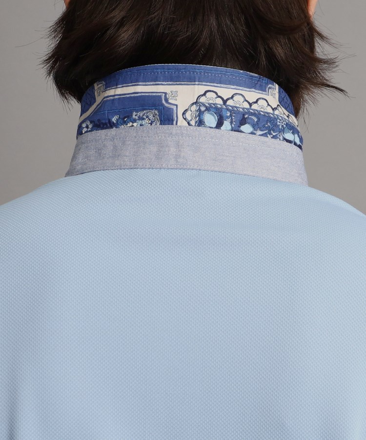 アダバット(メンズ)(adabat(Men))の【遮熱効果／UVカット／吸水速乾】衿裏デザイン 半袖ポロシャツ35