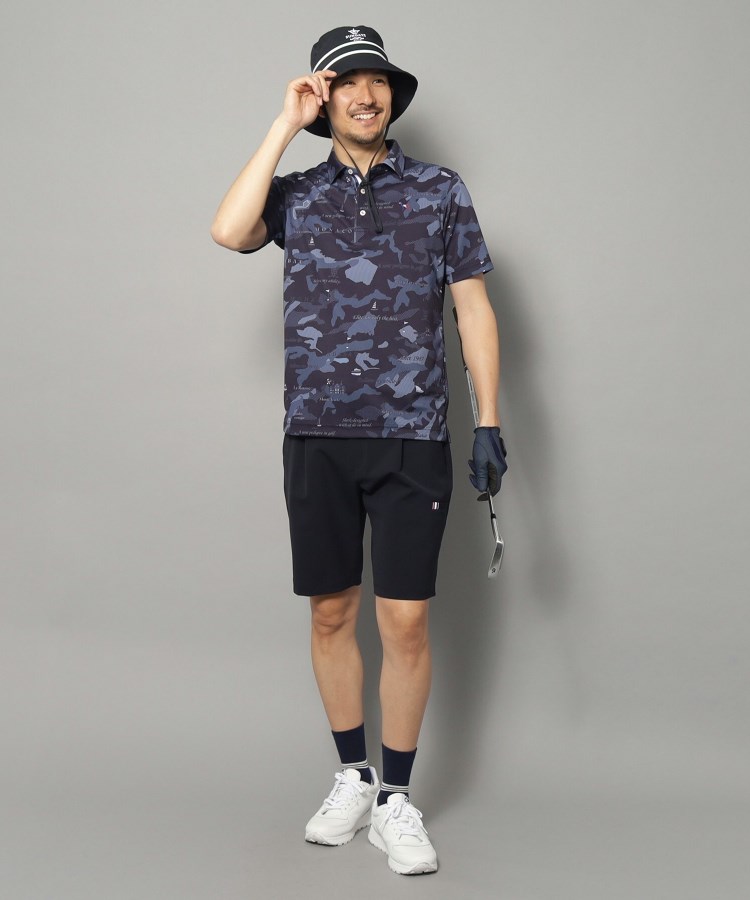 アダバット(メンズ)(adabat(Men))の【新レーベル ADABAT NAVY】UVカット／吸水速乾 モナコリンクスプリントポロシャツ21