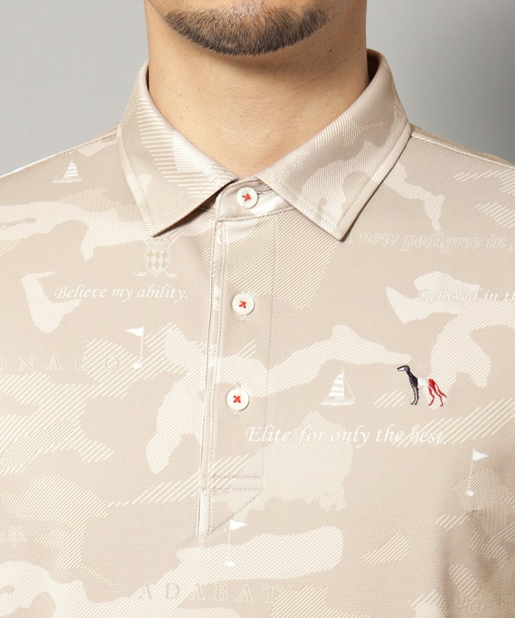 アダバット(メンズ)(adabat(Men))の【新レーベル ADABAT NAVY】UVカット／吸水速乾 モナコリンクスプリントポロシャツ42