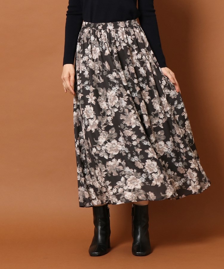 メーカー公式 ヴィンテージ vintage フラワープリント 花柄 スカート