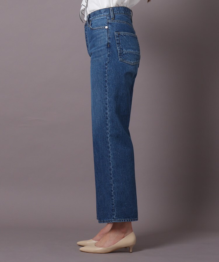 pomme d'amour rhinestone straight denim