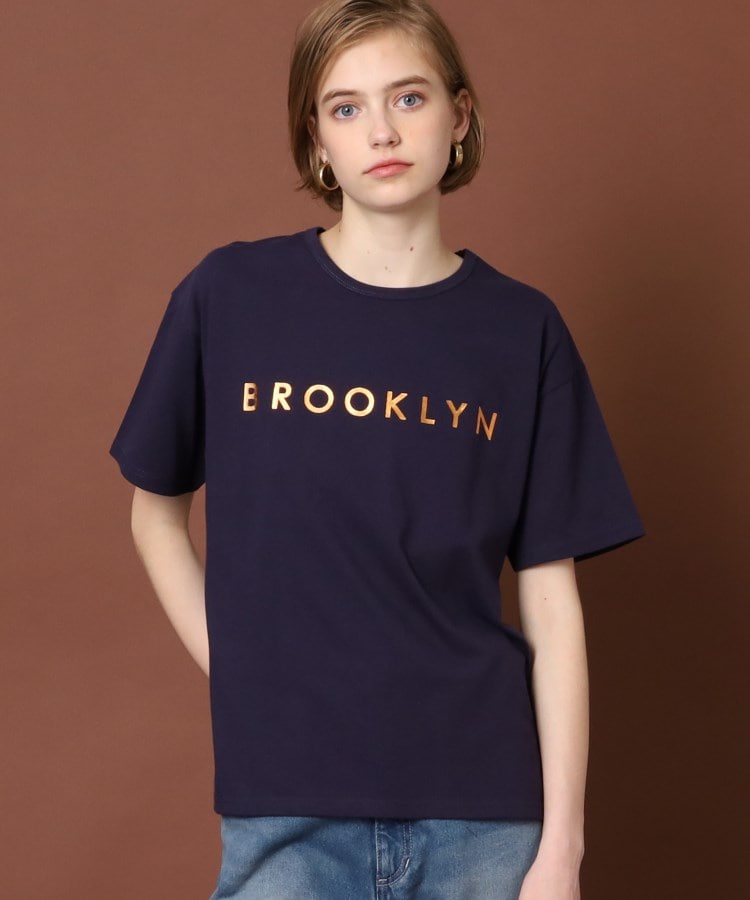 BROOKLYN箔ロゴTシャツ