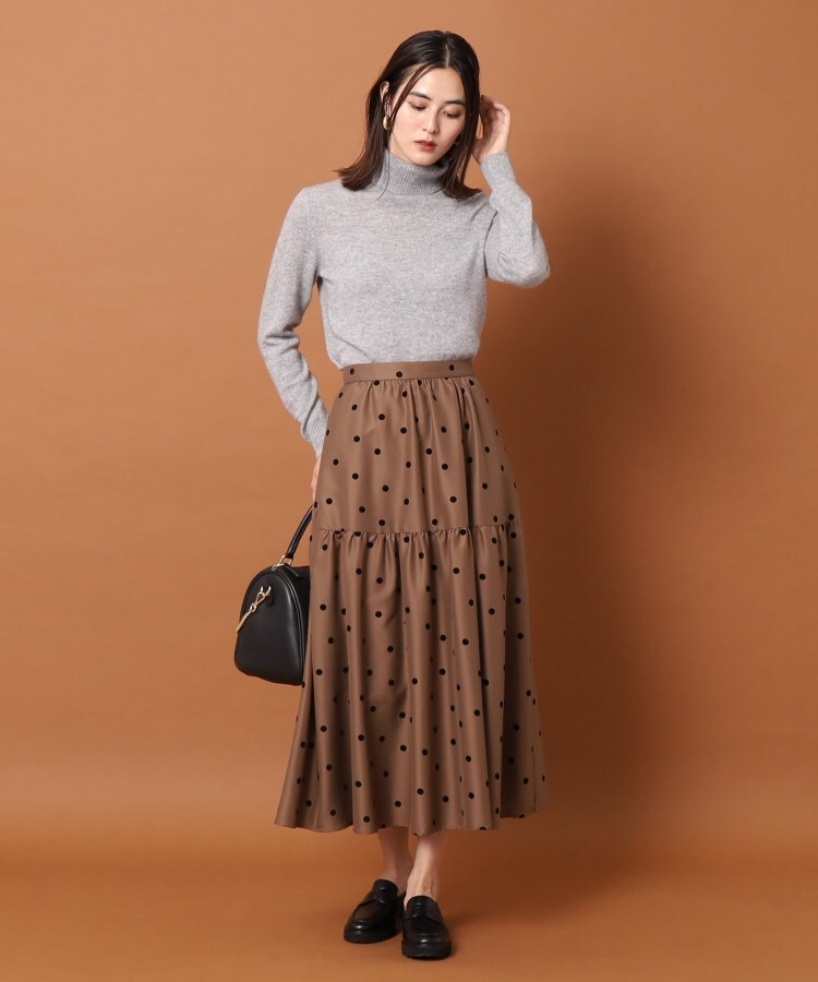 ドレステリア(レディース)(DRESSTERIOR(Ladies))のフロッキードットタフタスカート19