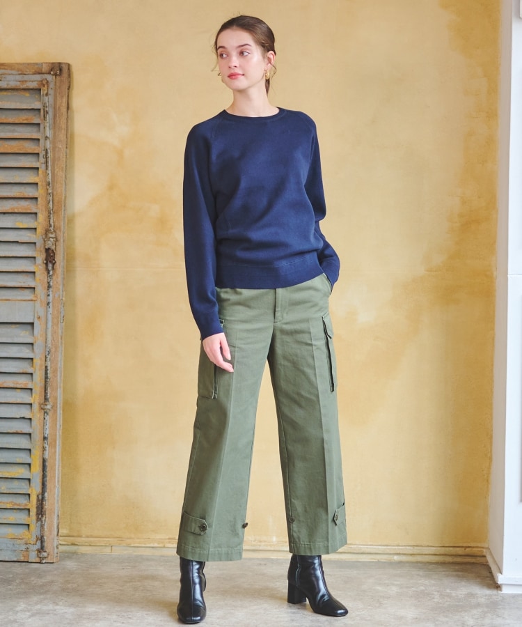 ドレステリア(レディース)(DRESSTERIOR(Ladies))の【洗える/大人カジュアル/秋冬カラー】ウォッシャブルコットンカシミヤニット50