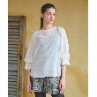 ドレステリア(レディース)(DRESSTERIOR(Ladies))の【洗える/大人フェミニン】シアードットジャカードブラウス5