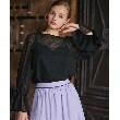 ドレステリア(レディース)(DRESSTERIOR(Ladies))の【洗える/大人フェミニン】シアードットジャカードブラウス1