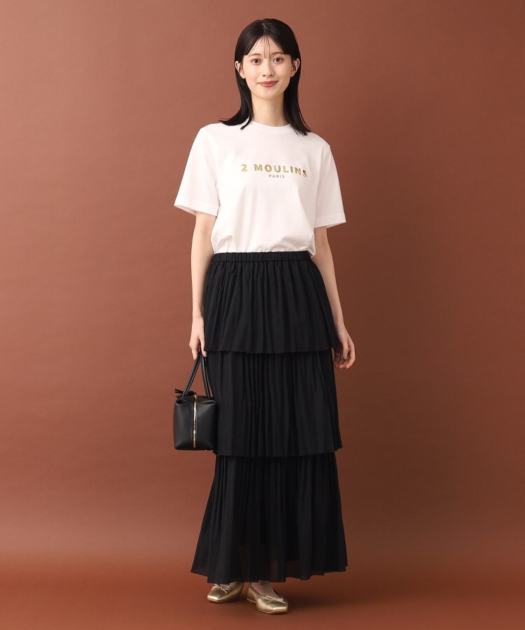 100％品質 洗える】ベーシックコットン箔ロゴTシャツ（Tシャツ Tシャツ(半袖/袖なし)