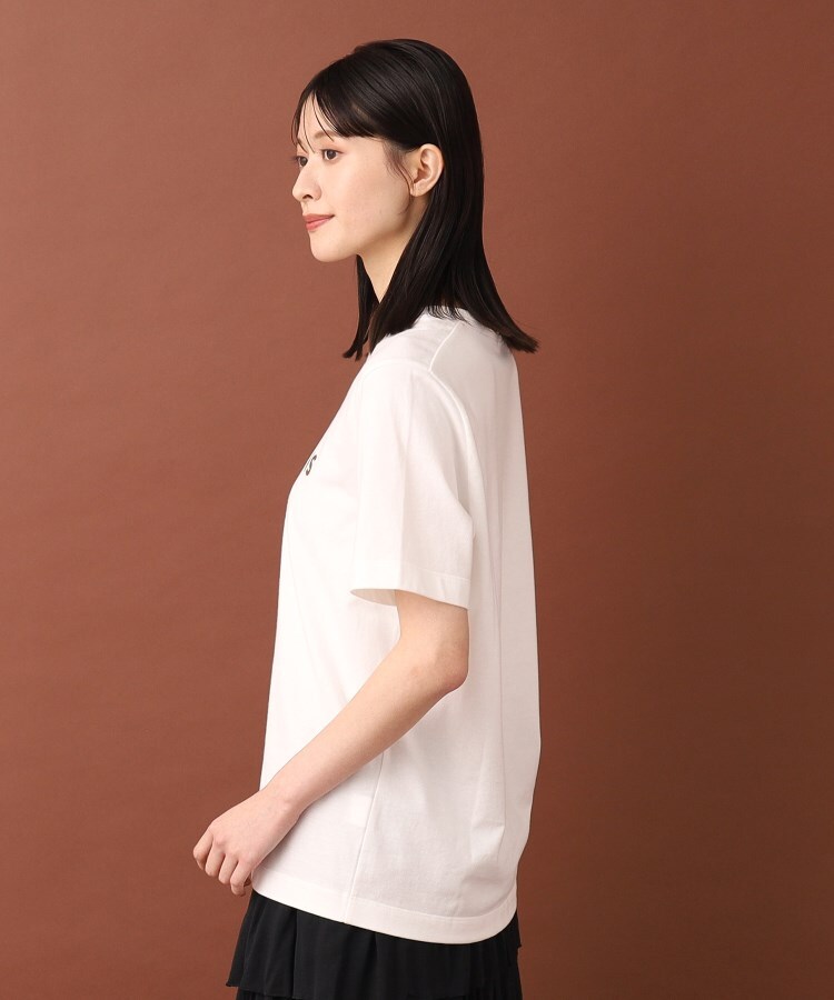 洗える】ベーシックコットン箔ロゴTシャツ(Tシャツ 洗える】ベーシックコットン箔ロゴTシャツ(Tシャツ