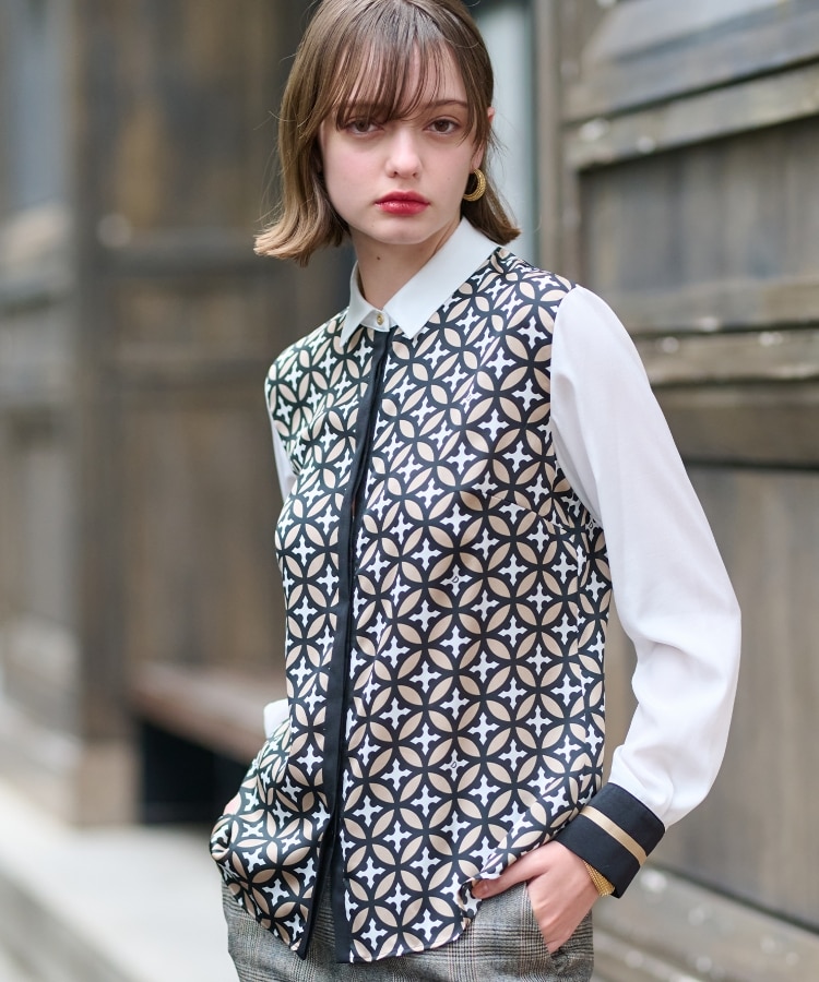 ドレステリア(レディース)(DRESSTERIOR(Ladies))のオーバーラップサークルシャツ9