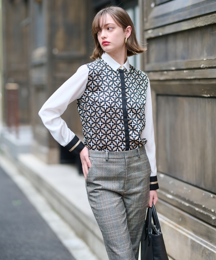 ドレステリア(レディース)(DRESSTERIOR(Ladies))のオーバーラップサークルシャツ4