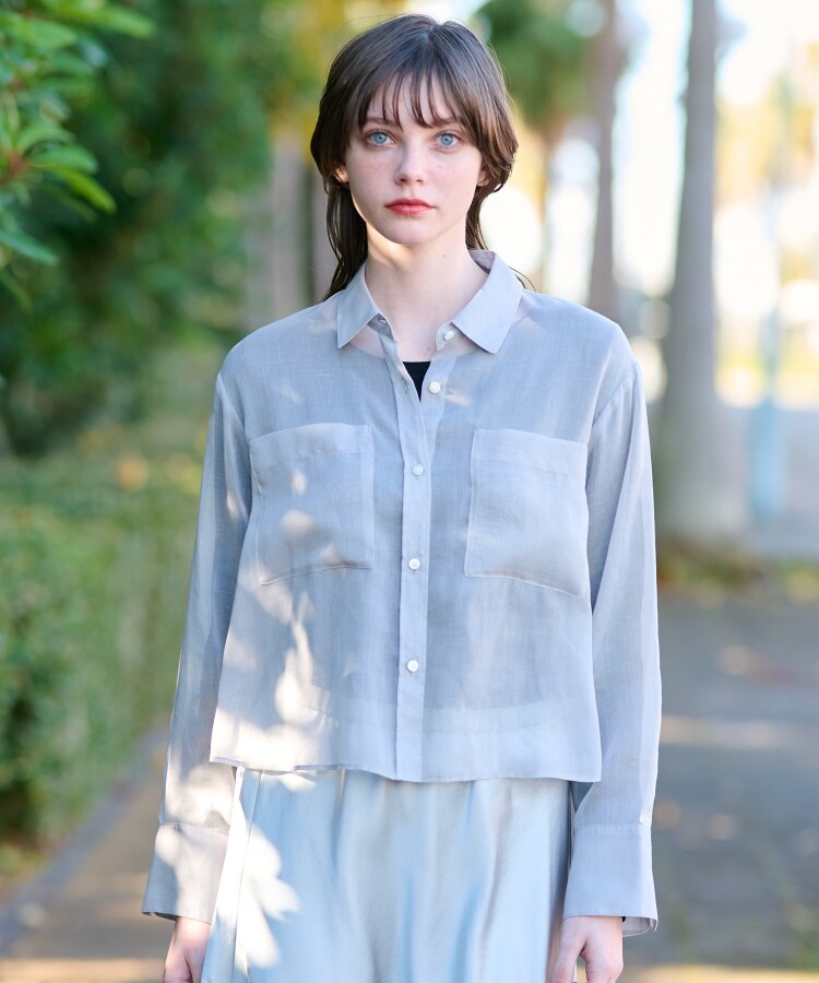 DRESSTERIOR シャツ ブラウス 「セットアップ可」スカラップ