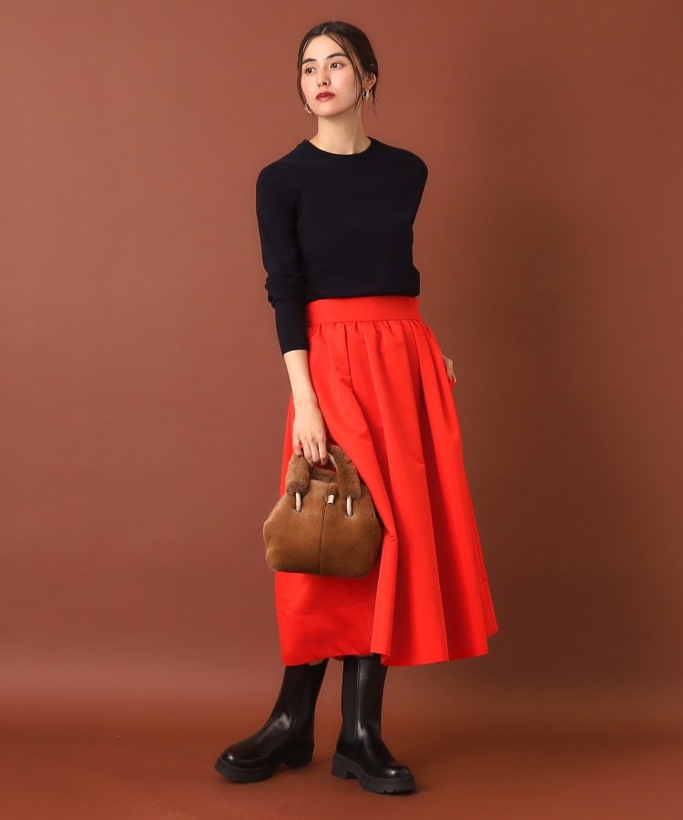 ドレステリア(レディース)(DRESSTERIOR(Ladies))の【大人百花冬号掲載　モデル美香さん着用】タックボリュームスカート4
