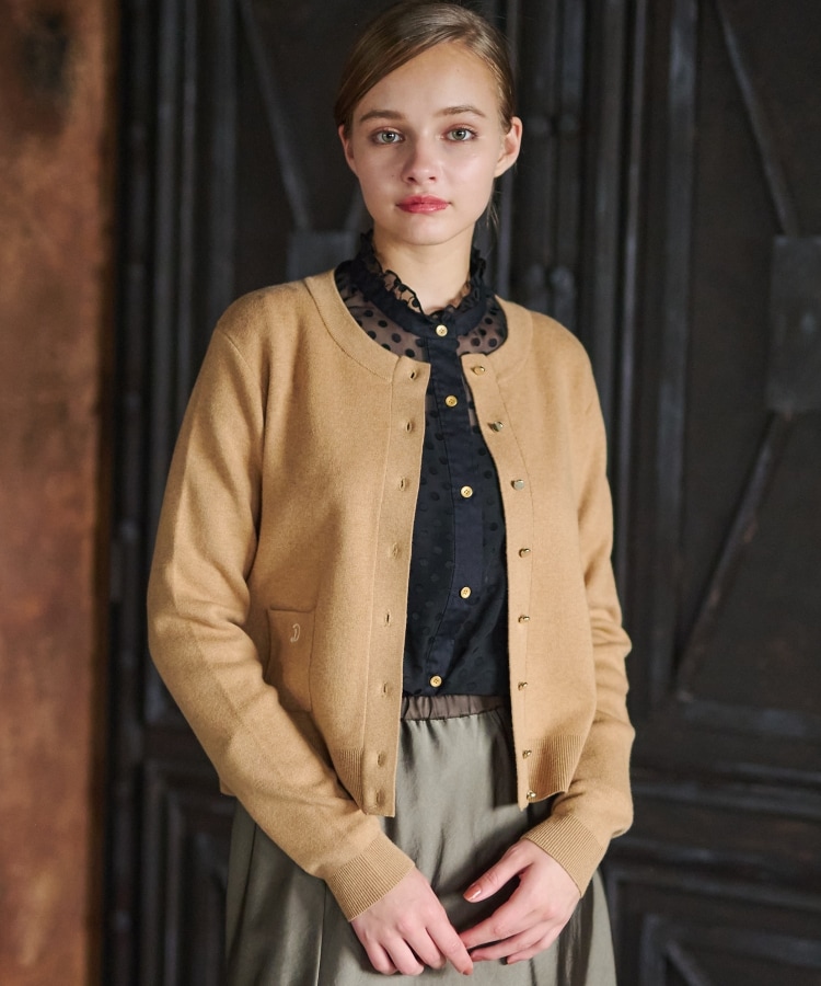 ドレステリア(レディース)(DRESSTERIOR(Ladies))の【otonaMUSE11月号掲載】ウォッシャブルコットンカシミヤ混カーディガン49