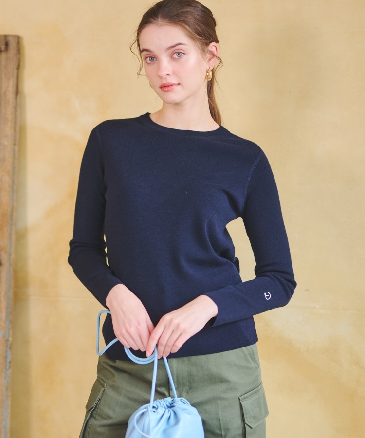 ドレステリア(レディース)(DRESSTERIOR(Ladies))のストレッチフルニードルプルオーバーニット3