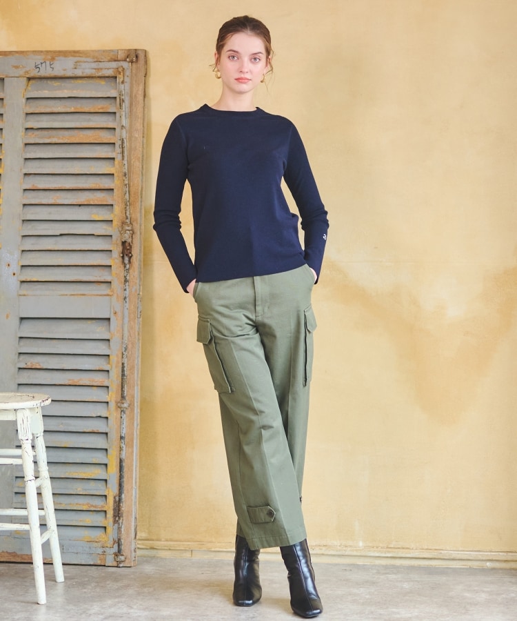 ドレステリア(レディース)(DRESSTERIOR(Ladies))のストレッチフルニードルプルオーバーニット4