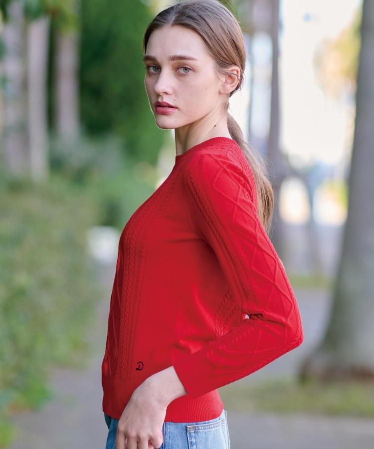 ドレステリア(レディース)(DRESSTERIOR(Ladies))のファインウールケーブルニット12