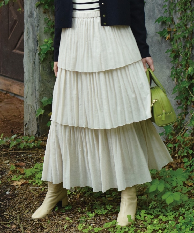 DRESSTERIOR スカート 「洗える」サーキュラープリーツスカート