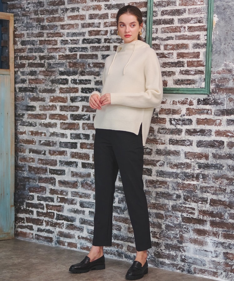 ドレステリア(レディース)(DRESSTERIOR(Ladies))の【限定カラーあり】カシミヤブレンドフードニット19