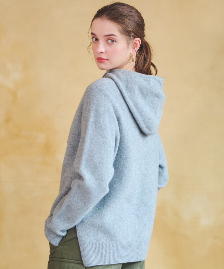 限定カラーあり】カシミヤブレンドフードニット(ニット 限定カラーあり】カシミヤブレンドフードニット(ニット