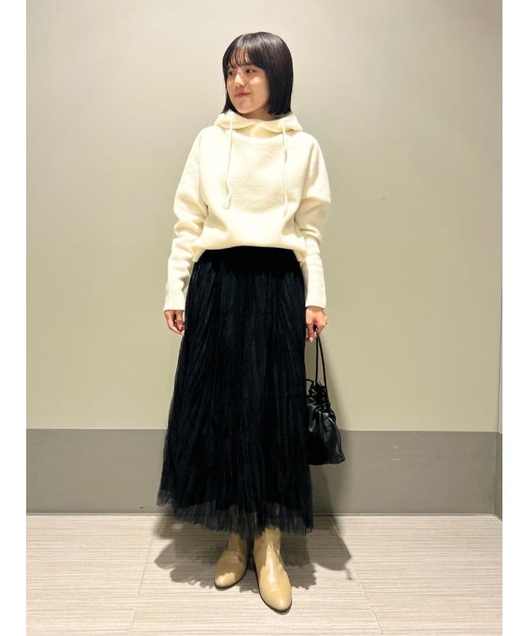 限定カラーあり】カシミヤブレンドフードニット(ニット 限定カラーあり】カシミヤブレンドフードニット(ニット