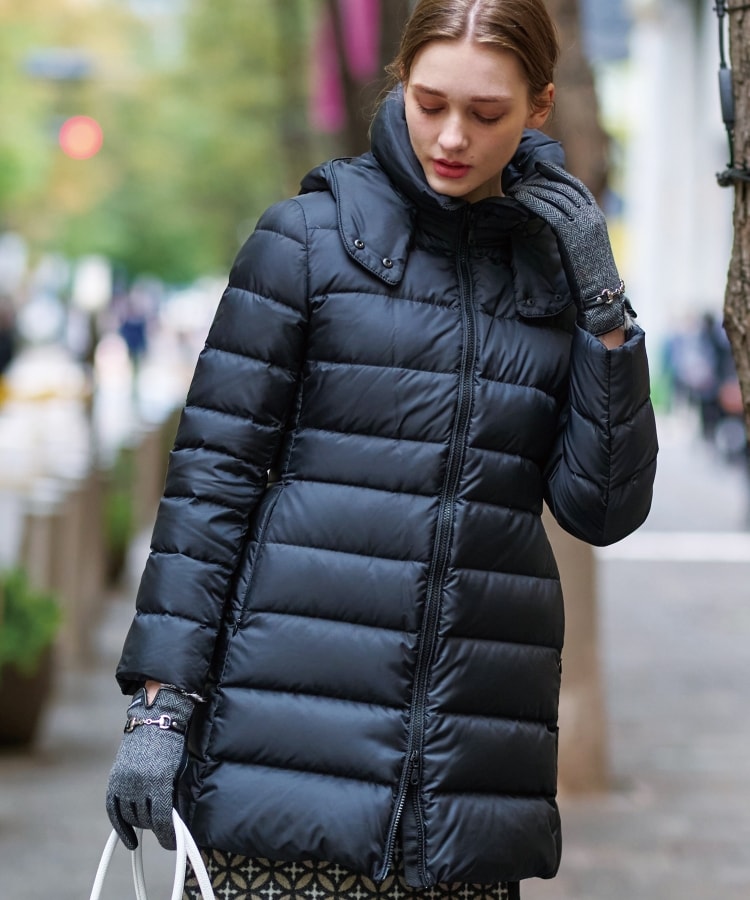 大人百花冬号掲載 モデル美香さん着用】ホワイトグースダウン 大人百花冬号掲載 モデル美香さん着用】ホワイトグースダウン