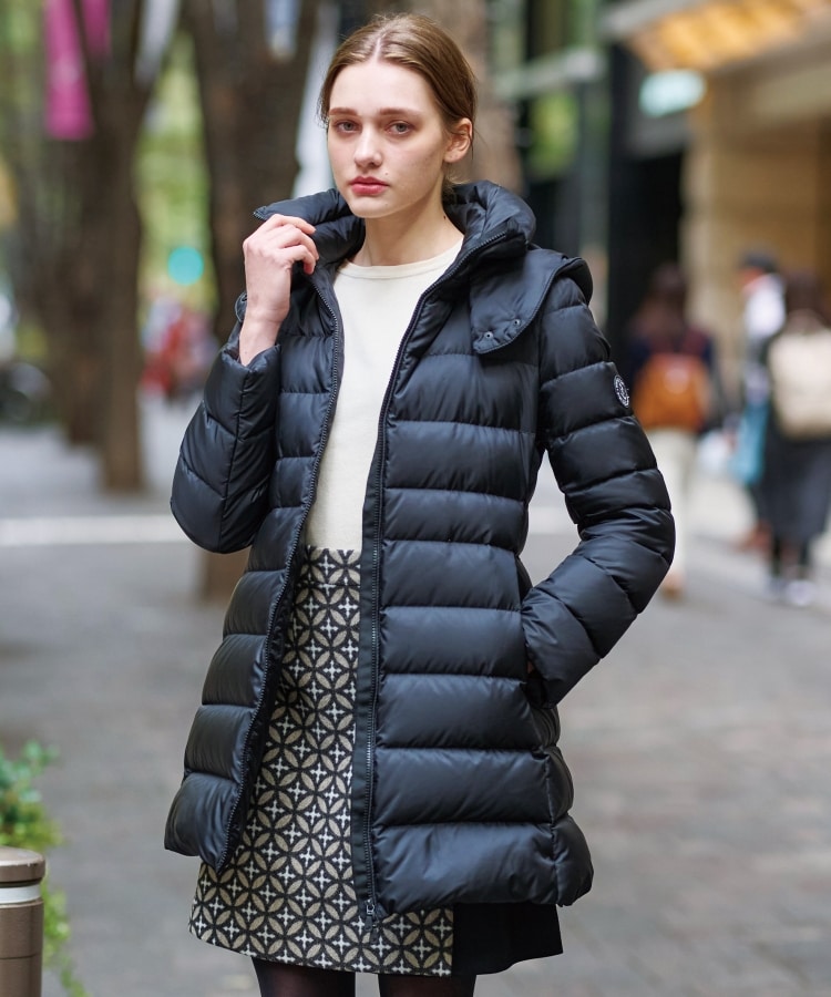 大人百花冬号掲載 モデル美香さん着用】ホワイトグースダウン 大人百花冬号掲載 モデル美香さん着用】ホワイトグースダウン