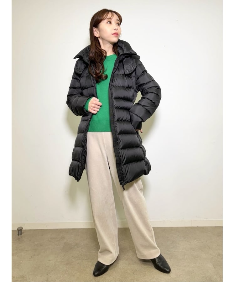 大人百花冬号掲載 モデル美香さん着用】ホワイトグースダウン 大人百花冬号掲載 モデル美香さん着用】ホワイトグースダウン