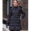 ドレステリア(レディース)(DRESSTERIOR(Ladies))の【軽量/3WAY】ブルーフォックスファーロングタフタダウンコート4