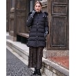 ドレステリア(レディース)(DRESSTERIOR(Ladies))の【軽量/3WAY】ブルーフォックスファーロングタフタダウンコート25