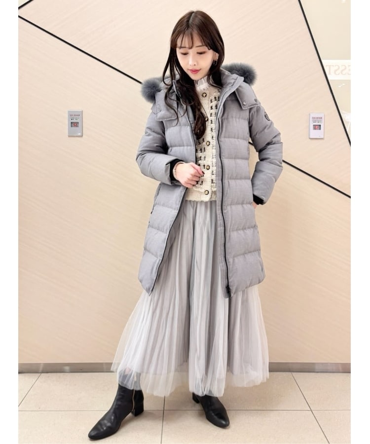 大人百花冬号掲載 モデル美香さん着用】ブルーフォックスファー 大人百花冬号掲載 モデル美香さん着用】ブルーフォックスファー