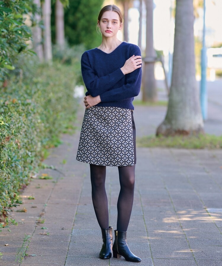 ドレステリア(レディース)(DRESSTERIOR(Ladies))のフォックス混ファーニット8
