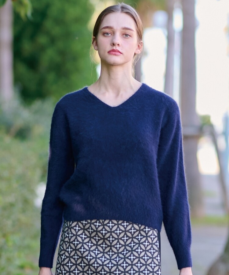 ドレステリア(レディース)(DRESSTERIOR(Ladies))のフォックス混ファーニット9