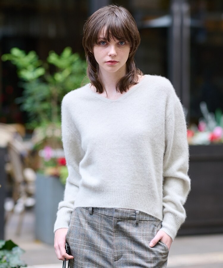 ドレステリア(レディース)(DRESSTERIOR(Ladies))のフォックス混ファーニット1