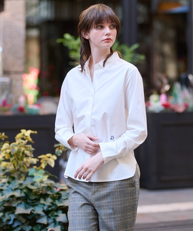 ドレステリア(レディース)(DRESSTERIOR(Ladies))の【ベーシック】ソフトレギュラーカラーシャツ5