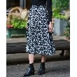 ドレステリア(レディース)(DRESSTERIOR(Ladies))のオーバーラップサークルタックスカート グレー(112)