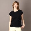 ドレステリア(レディース)(DRESSTERIOR(Ladies))のエシカルオーガニックフレンチ袖Tシャツ ブラック(019)