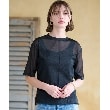 ドレステリア(レディース)(DRESSTERIOR(Ladies))のシアーTシャツ ブラック(019)