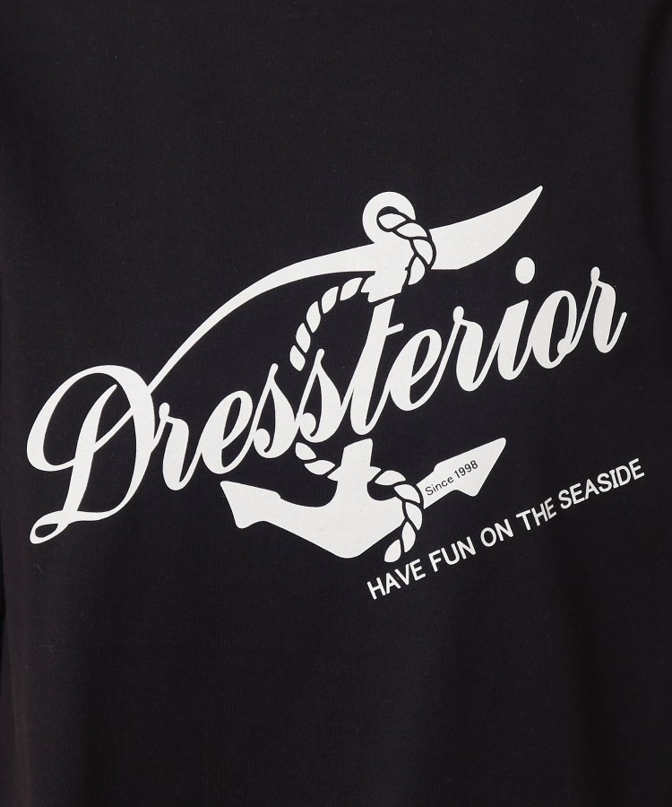 ドレステリア(レディース)(DRESSTERIOR(Ladies))の【洗える/大人カジュアル】マリンロゴプリントTシャツ10